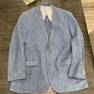 BROOKS BROTHERS 1818 FITZGERALD SIZE 41R LINEN BLAZER/SPORTCOAT